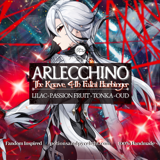 Genshin Impact - Arlecchino - The Knave, 4th Fatui Harbinger Eau de Parfum