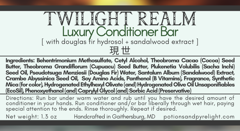 Legend of Zelda - Twilight Realm Luxury Conditioner Bar