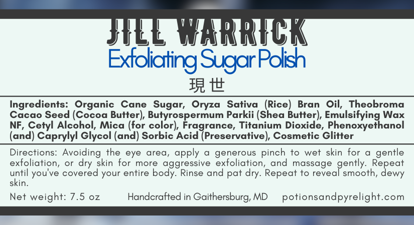 Final Fantasy XVI - Jill Warrick Exfoliating Sugar Polish