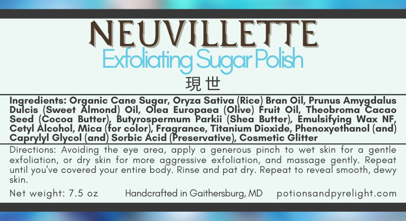 Genshin Impact - Neuvillette Exfoliating Sugar Polish