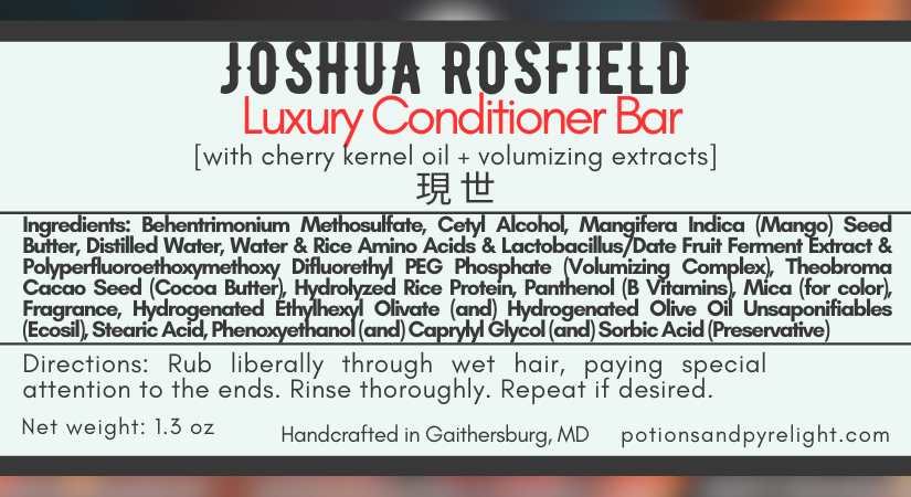 Final Fantasy XVI - Joshua Rosfield Luxury Conditioner Bar