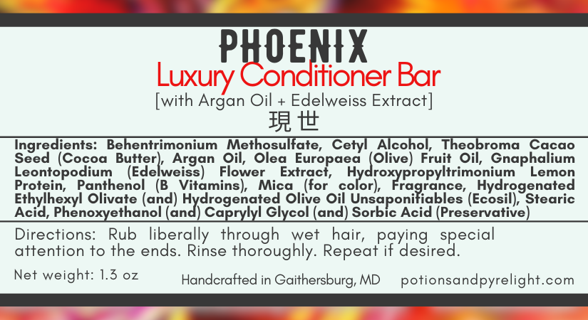 Final Fantasy - Phoenix Luxury Conditioner Bar (Summer/Fall 2023 Limited Release)