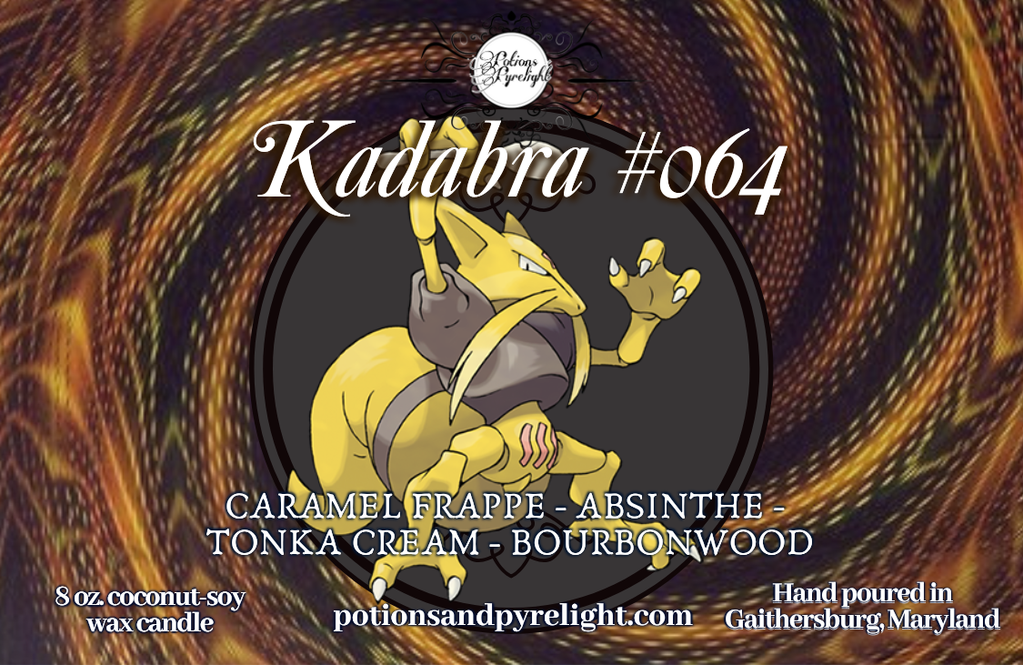 Pokemon - #064 Kadabra Fandom Scented Candle Potions & Pyrelight Pokemon - #064 Kadabra Fandom Scented Candle Potions & Pyrelight