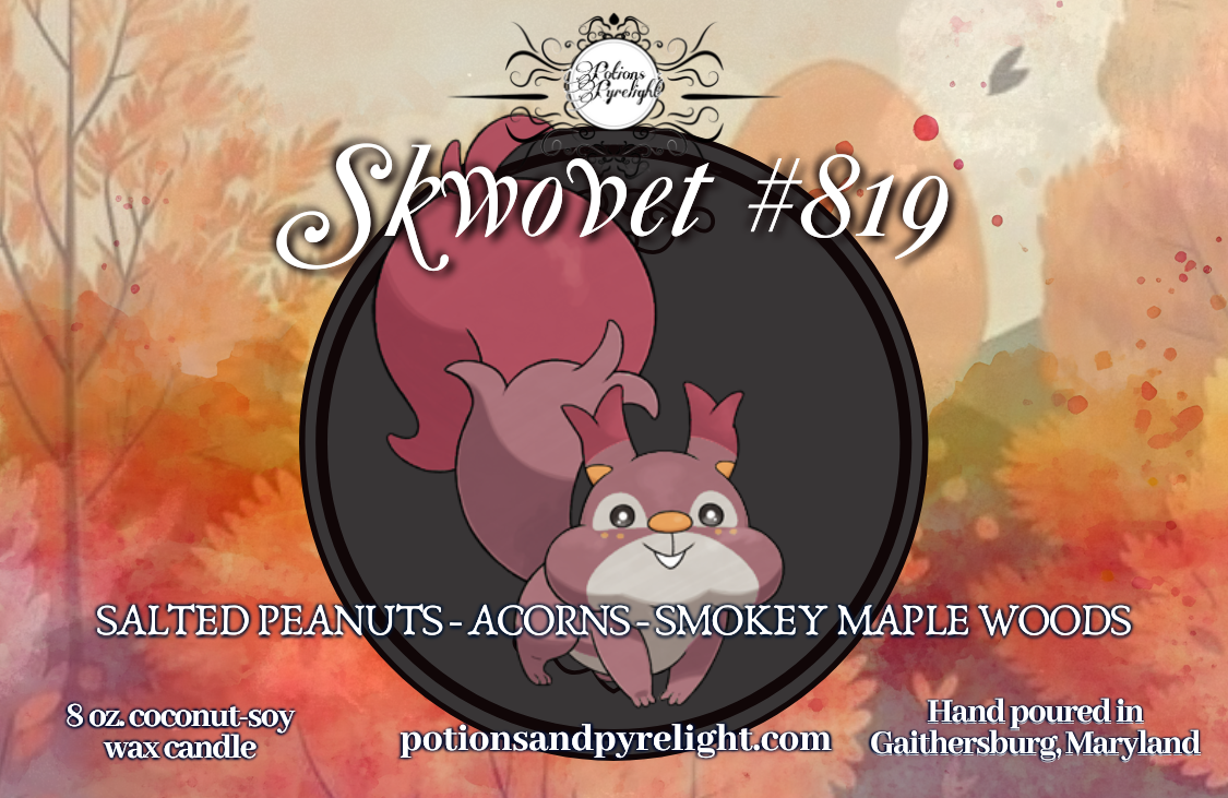 Pokemon - #819 Skwovet Fandom Scented Jar Candle Potions & Pyrelight Pokemon - #819 Skwovet Fandom Scented Jar Candle Potions & Pyrelight