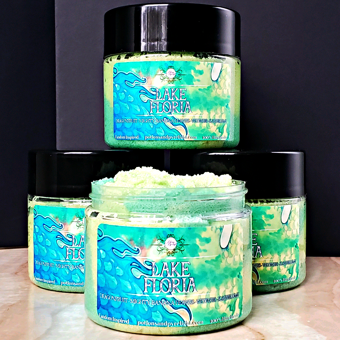 Lake Floria Exfoliating Sugar Polish (Limited Release) - Potions & Pyrelight