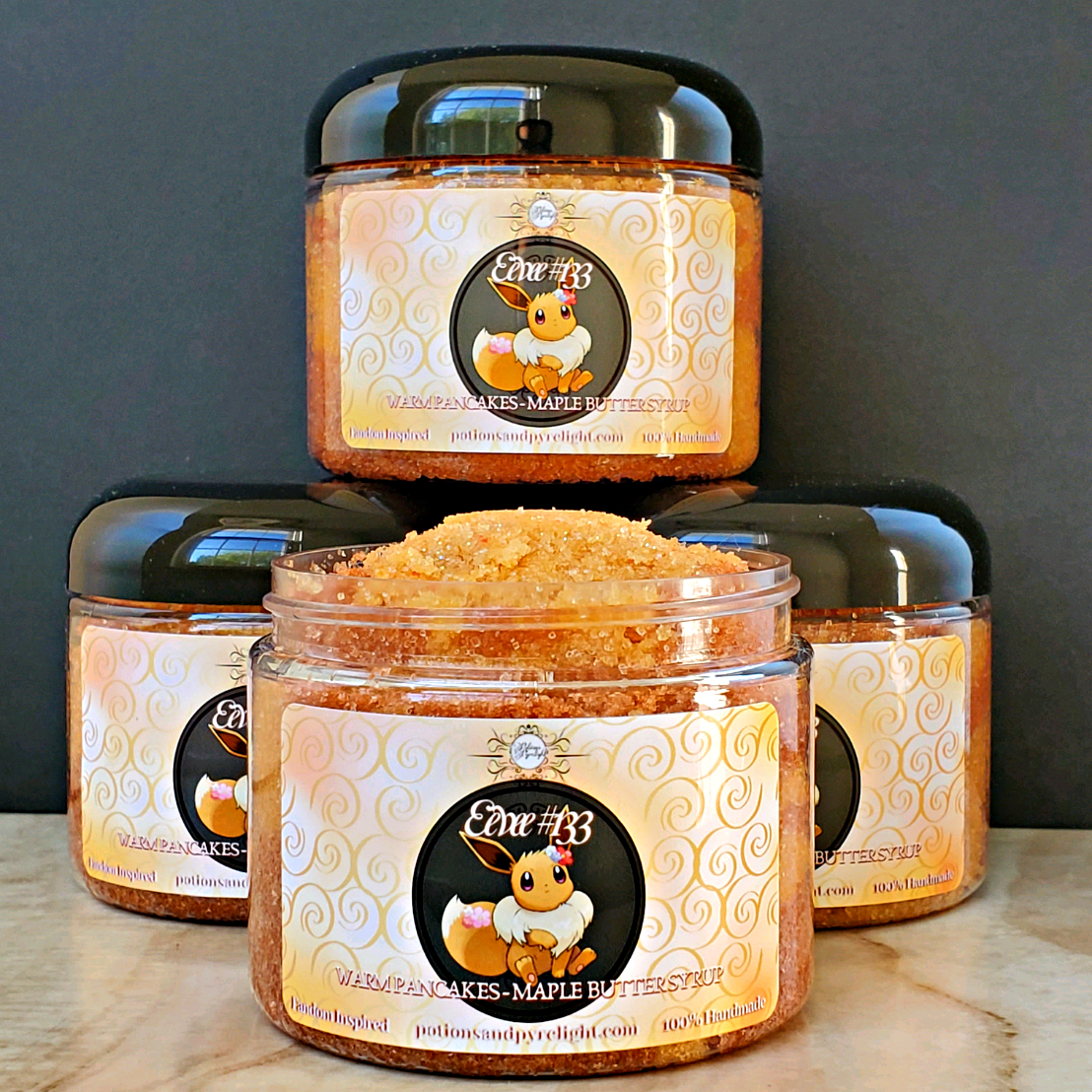 Pokemon - Eevee #133 Exfoliating Sugar Polish - Potions & Pyrelight