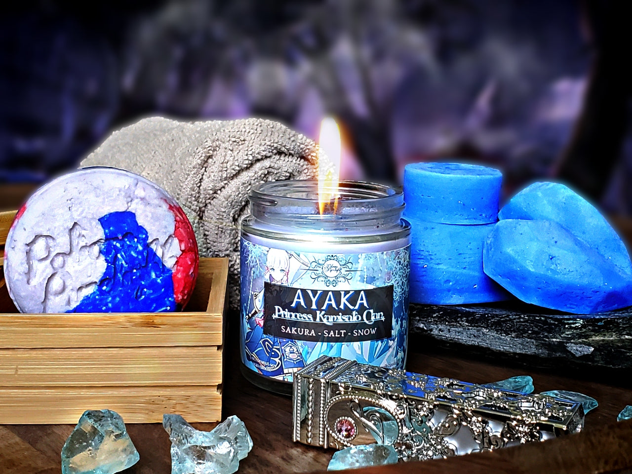 Kamisato Ayaka Cleansing Shampoo Bar (Limited Release) - Potions & Pyrelight