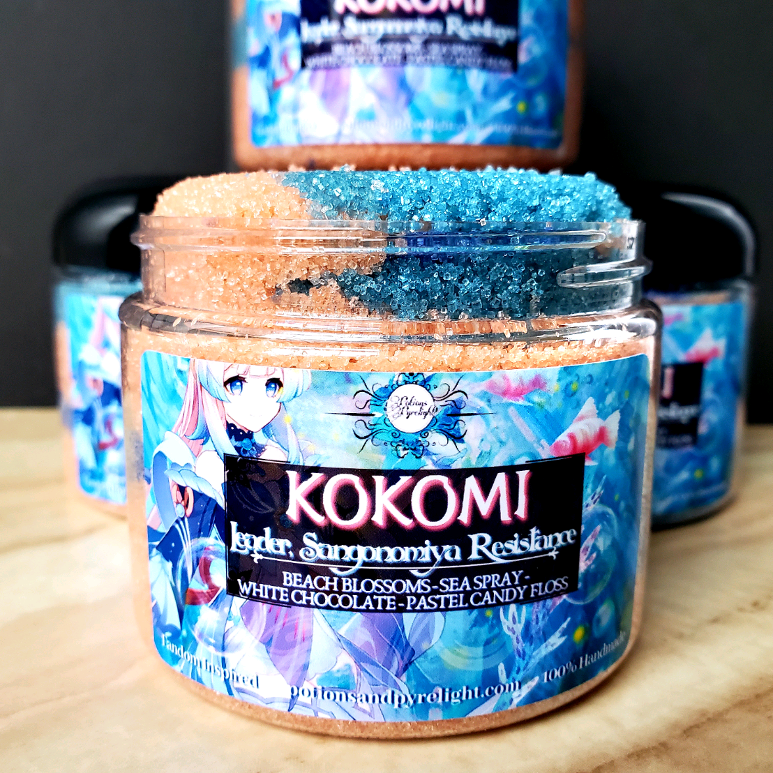 Genshin Impact - Sangonomiya Kokomi Exfoliating Sugar Scrub (Limited Release) - Potions & Pyrelight