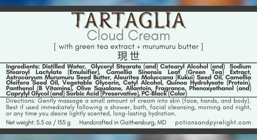 Genshin Impact - Tartaglia/Childe Cloud Cream (Fall/Winter Limited Release) - Potions & Pyrelight
