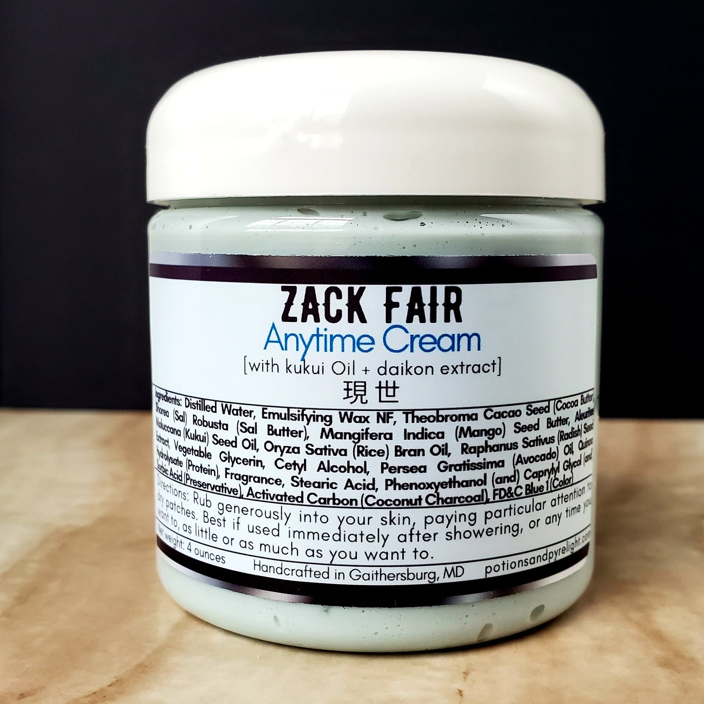 Zack Fair Anytime Cream - Potions & Pyrelight