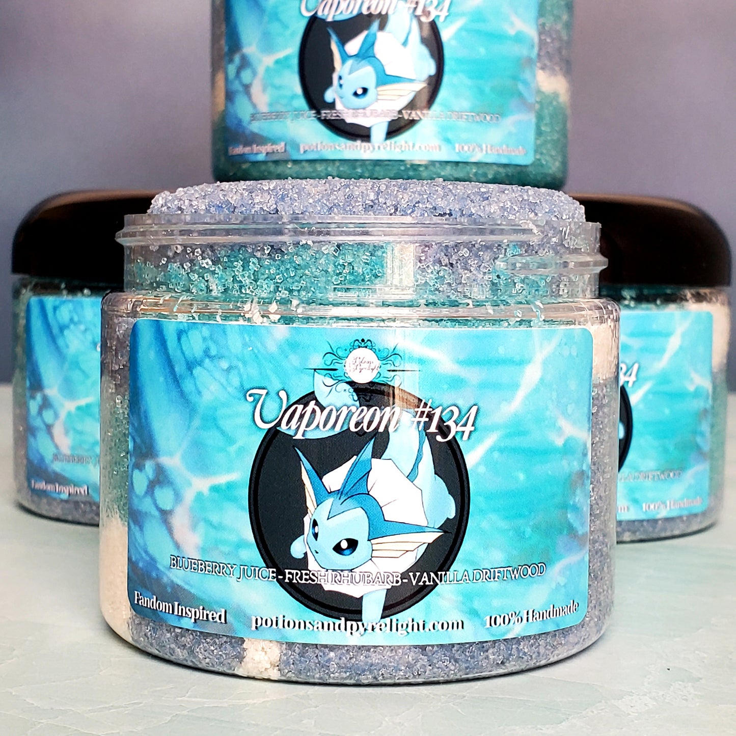 Pokemon - Vaporeon #134 Exfoliating Sugar Polish