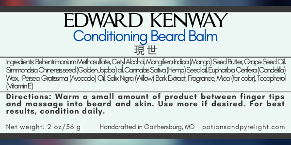 Conditioning Beard Balm - Assassin's Creed - Edward Kenway - Potions & Pyrelight