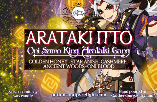 Genshin Impact - Arataki Itto - Oni Sumo King, Arataki Gang - Potions & Pyrelight