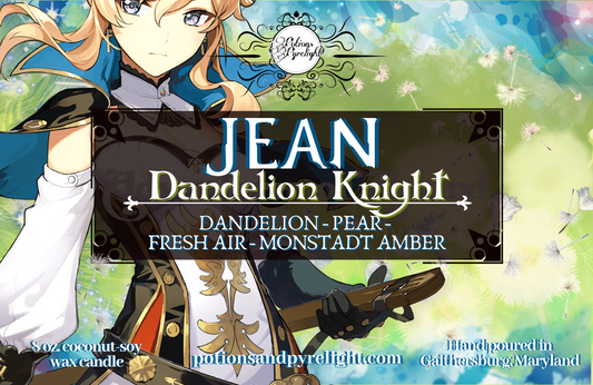 Genshin Impact - Jean - Dandelion Knight - Potions & Pyrelight