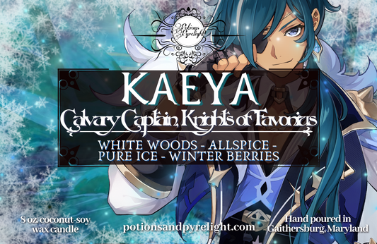 Genshin Impact - Kaeya - Calvary Captain, Knights of Favonius - Potions & Pyrelight