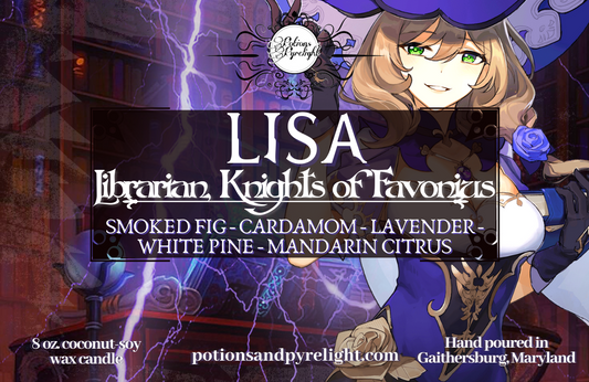 Genshin Impact - Lisa - Librarian, Knights of Favonius - Potions & Pyrelight