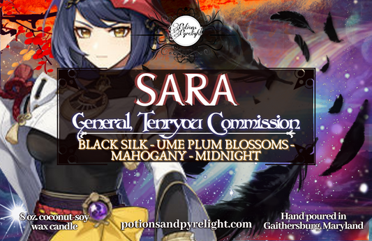 Genshin Impact - Kujou Sara - General, Tenryou Commission - Potions & Pyrelight