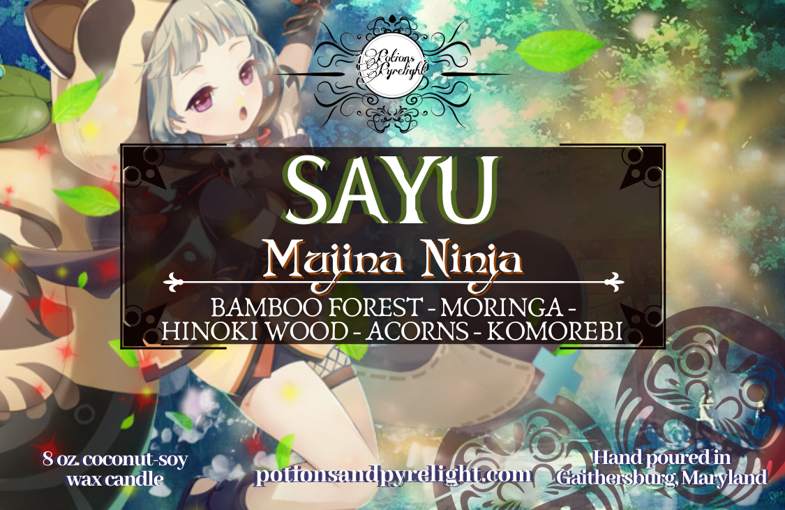 Genshin Impact - Sayu - Mujina Ninja - Potions & Pyrelight