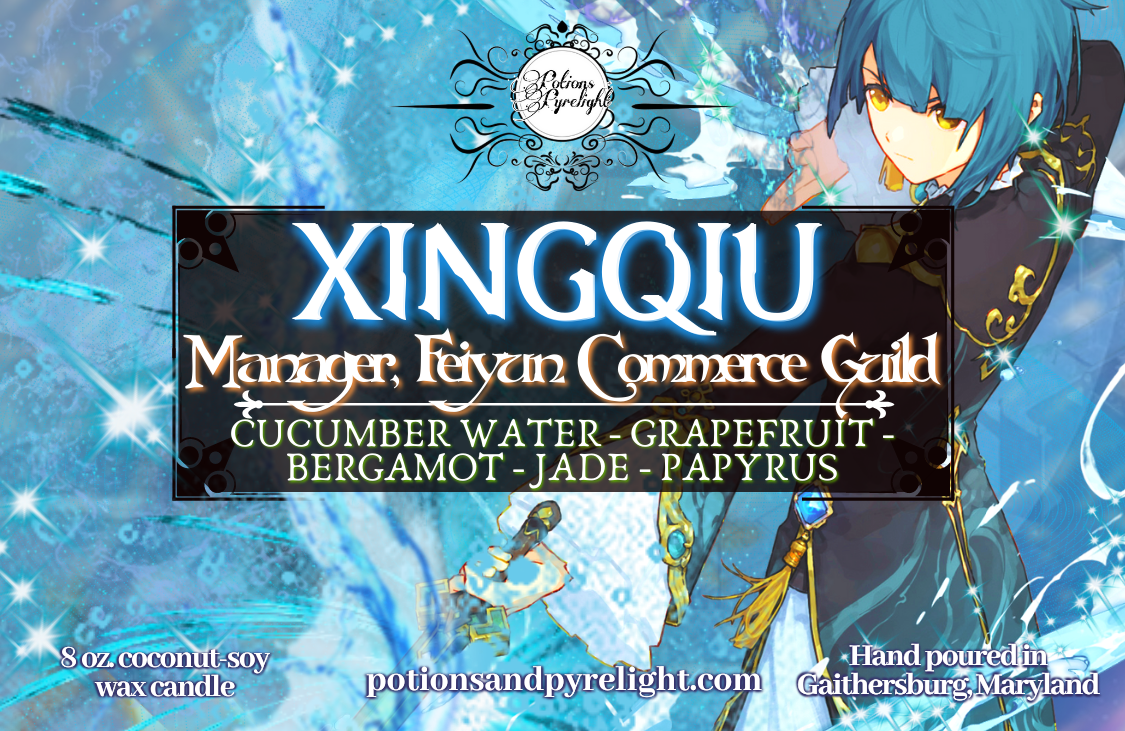 Genshin Impact - Xingqiu - Manager, Feiyun Commerce Guild - Potions & Pyrelight