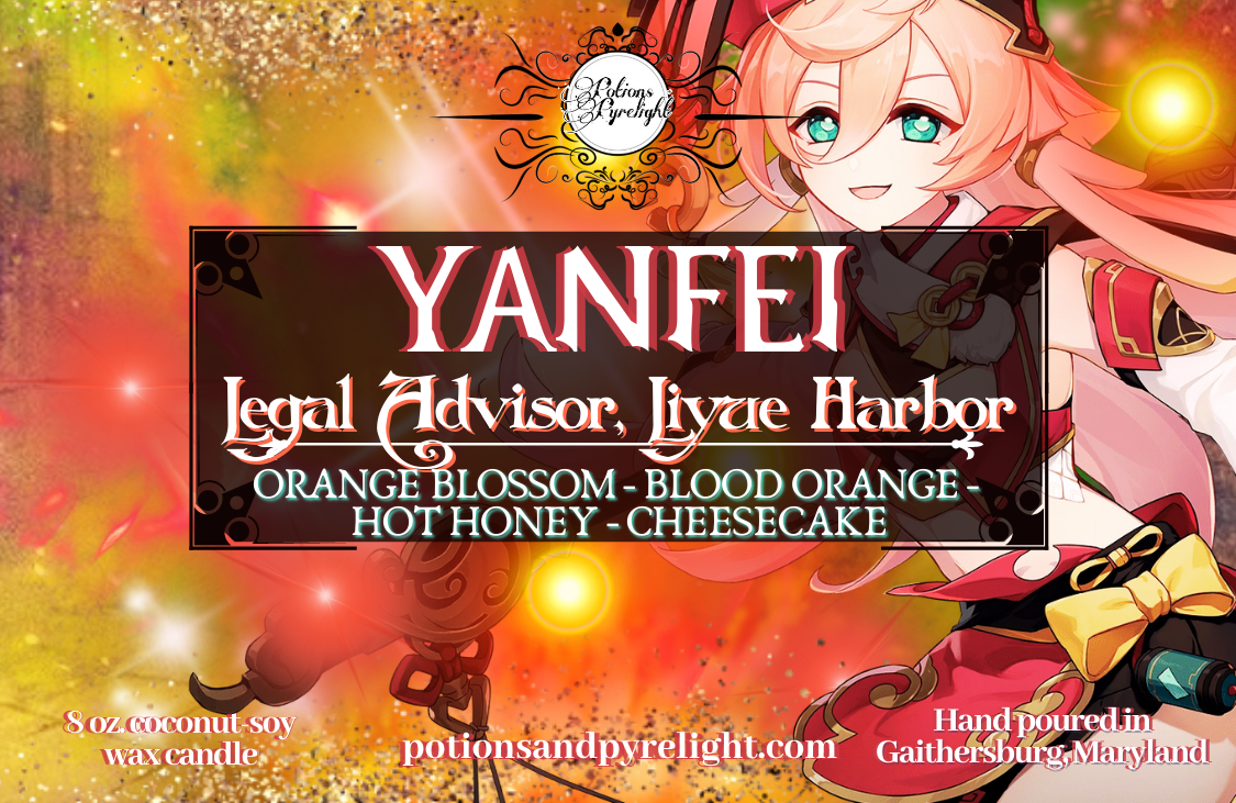 Genshin Impact - Yanfei - Legal Advisor, Liyue Harbor - Potions & Pyrelight