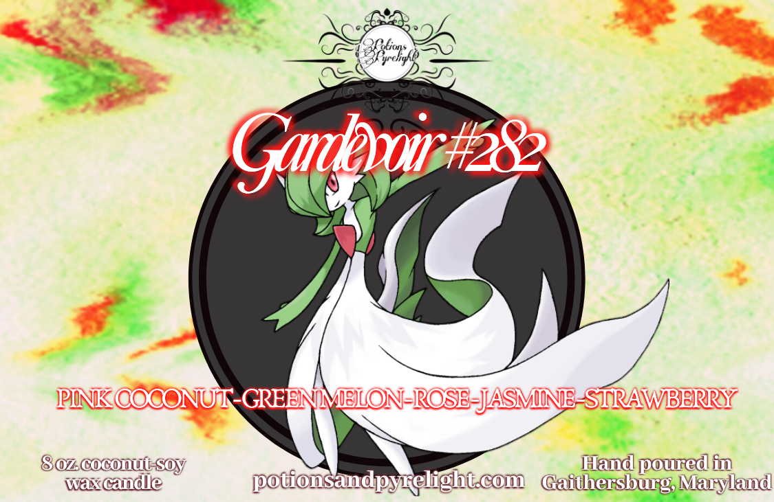 Pokemon - #282 Gardevoir Fandom Scented Jar Candle – Potions & Pyrelight