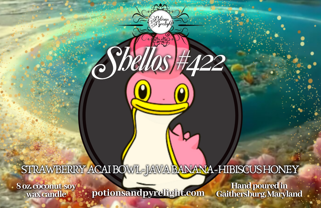 Pokemon - #422 Shellos Fandom Scented Jar Candle Potions & Pyrelight Pokemon - #422 Shellos Fandom Scented Jar Candle Potions & Pyrelight