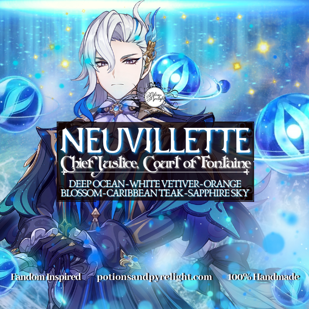 Colonge Potion Genshin Impact - Neuvillette - Chief Justice, Court of Fontaine Eau de ...