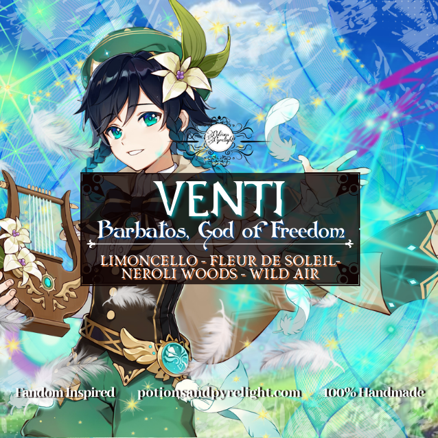 Genshin Impact - Venti - Barbatos, God of Freedom Eau de Parfum