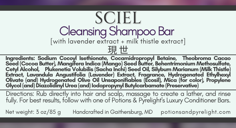 Clair Obscur: Expedition 33 - Sciel Cleansing Shampoo Bar