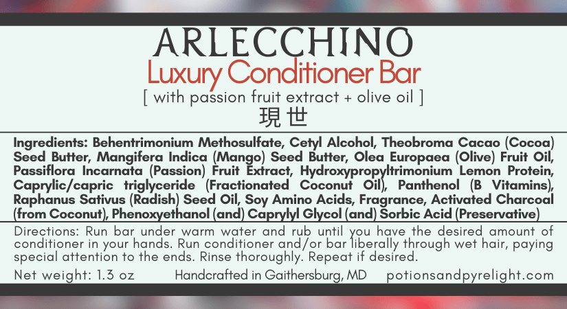 Arlecchino Luxury Conditioner Bar (Limited Release) - Potions & Pyrelight