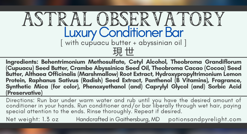 Legend of Zelda - Astral Observatory Luxury Conditioner Bar