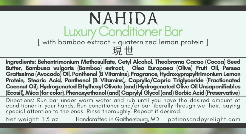 Nahida Luxury Conditioner Bar (Spring 2023 Release)
