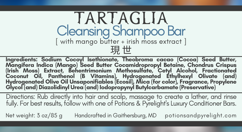 Genshin Impact - Tartaglia - Cleansing Shampoo Bar