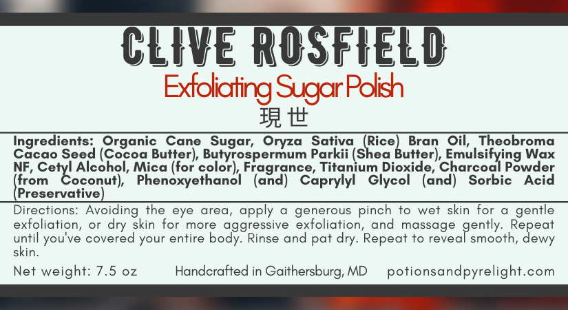 Final Fantasy XVI - Clive Rosfield Exfoliating Sugar Polish