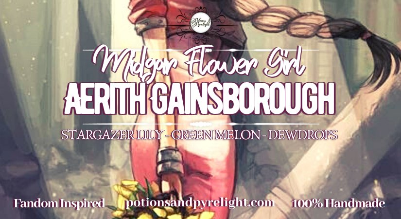 Aerith Gainsborough Luxury Conditioner Bar - Potions & Pyrelight