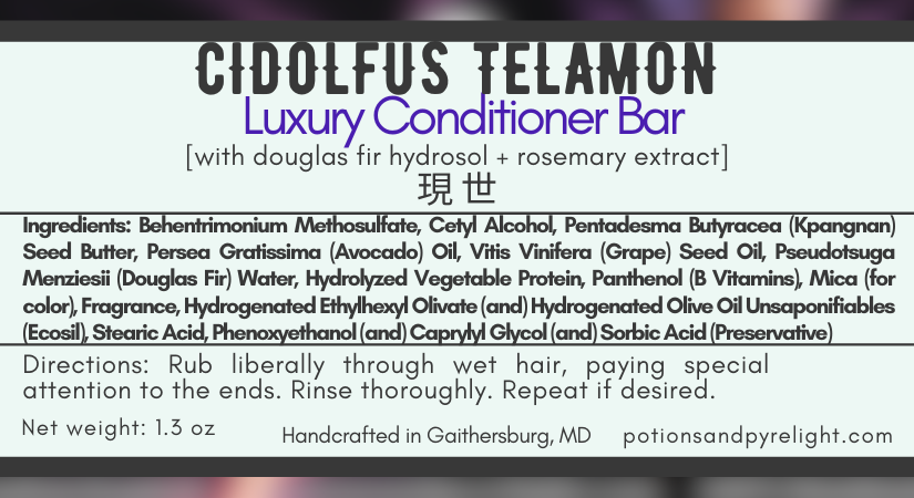 Final Fantasy XVI - Cidolfus Telamon Luxury Conditioner Bar