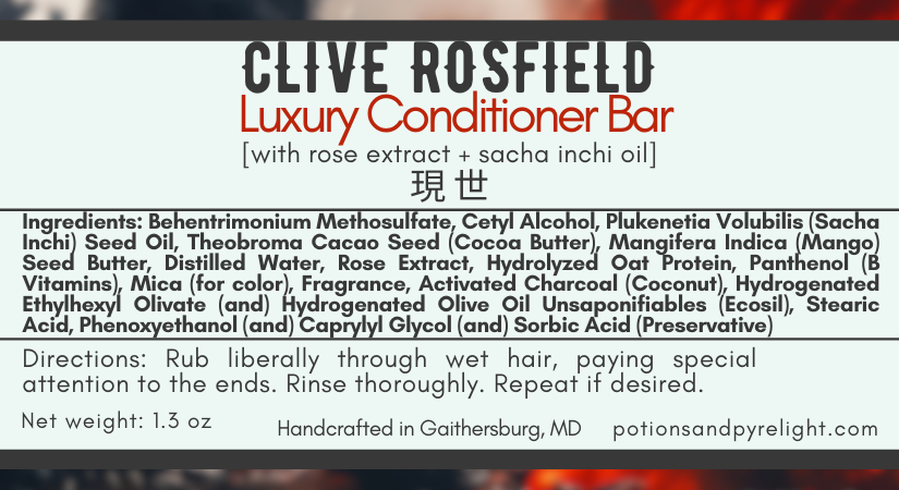Final Fantasy XVI - Clive Rosfield Luxury Conditioner Bar