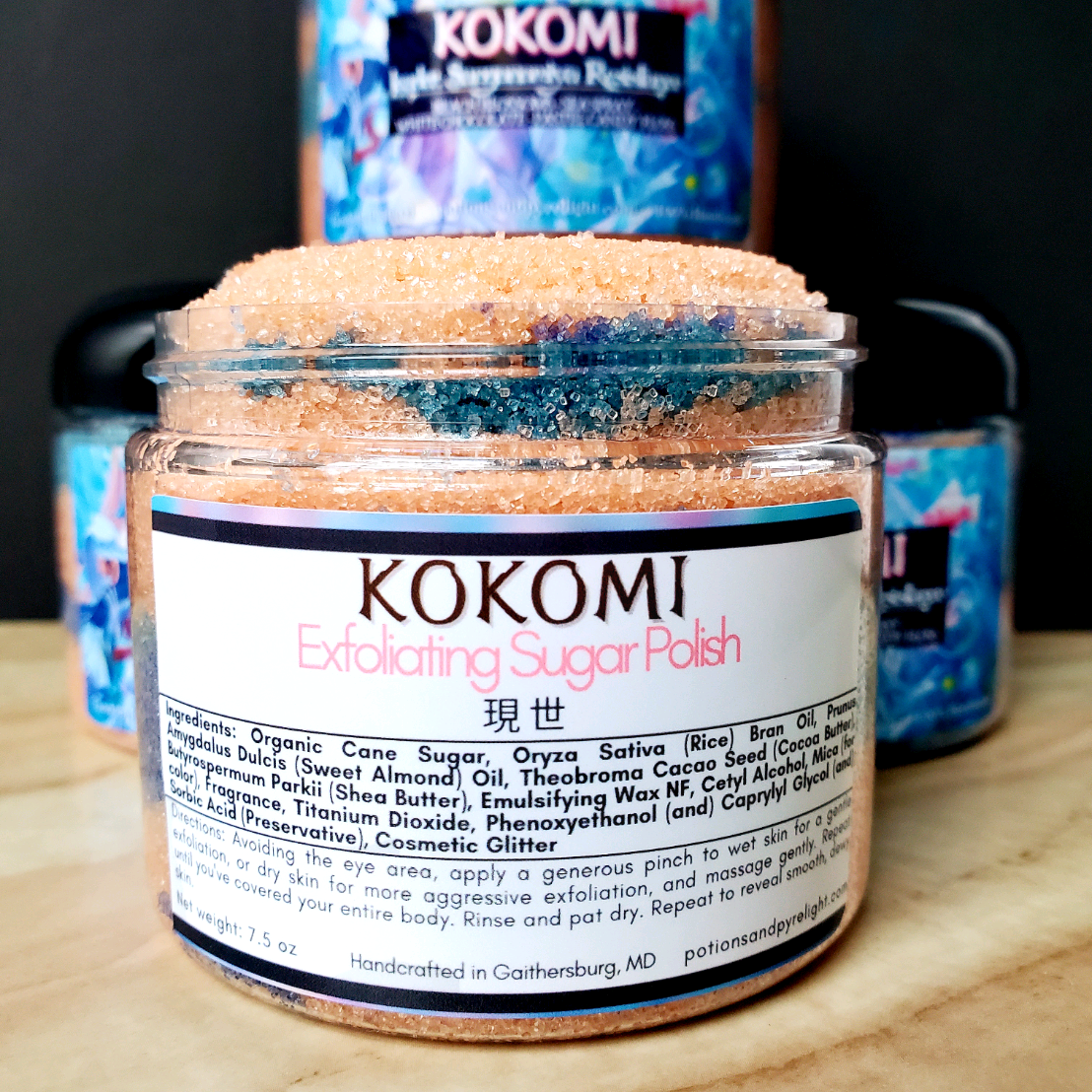 Genshin Impact - Sangonomiya Kokomi Exfoliating Sugar Scrub (Limited Release) - Potions & Pyrelight