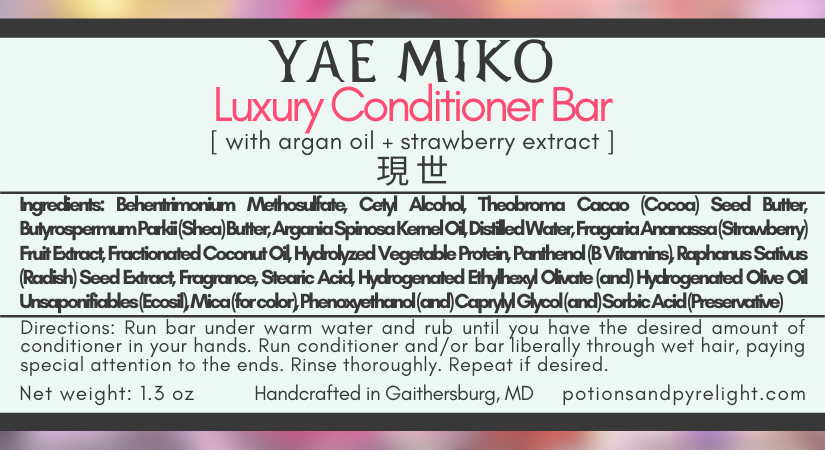 Yae Miko Luxury Conditioner Bar (Summer 2022 Limited Release)