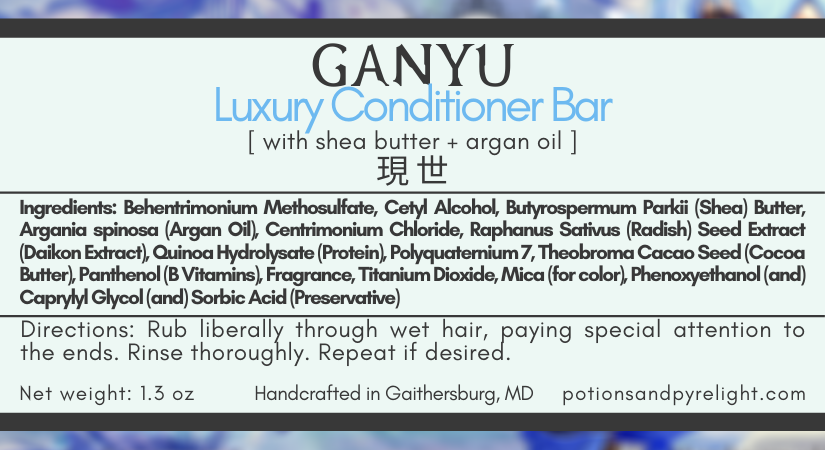 Ganyu Luxury Conditioner Bar (Limited Release) - Potions & Pyrelight