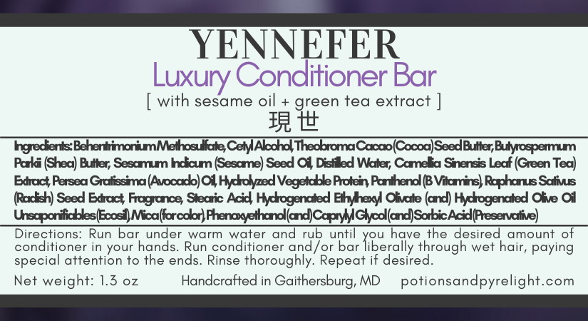 Yennefer Luxury Conditioner Bar
