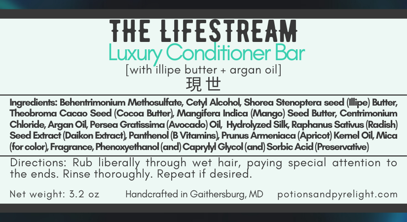 The Lifestream Luxury Conditioner Bar - Potions & Pyrelight