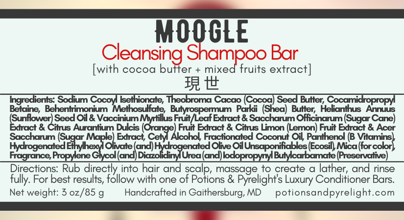 Final Fantasy VII - Moogle Cleansing Shampoo Bar