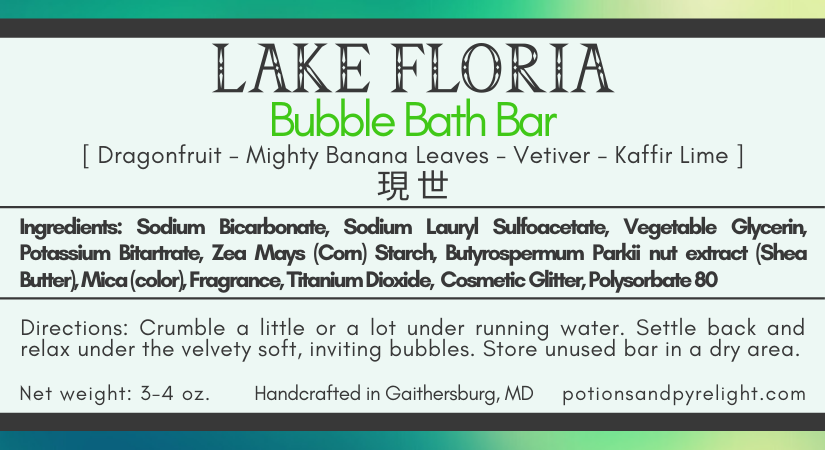 Legend of Zelda - Lake Floria Bubble Bath Bar - Potions & Pyrelight