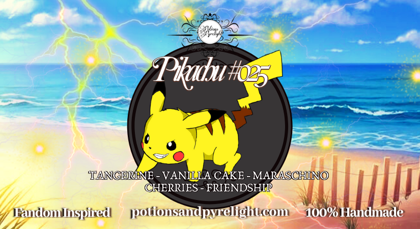 Pokemon - #025 Pikachu Cleansing Shampoo Bar - Potions & Pyrelight