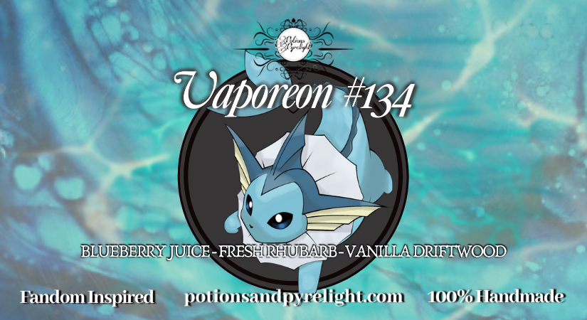 Pokemon - Vaporeon #134 Exfoliating Sugar Polish