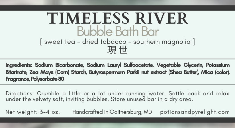 Kingdom Hearts - Timeless River Bubble Bath Bar - Potions & Pyrelight