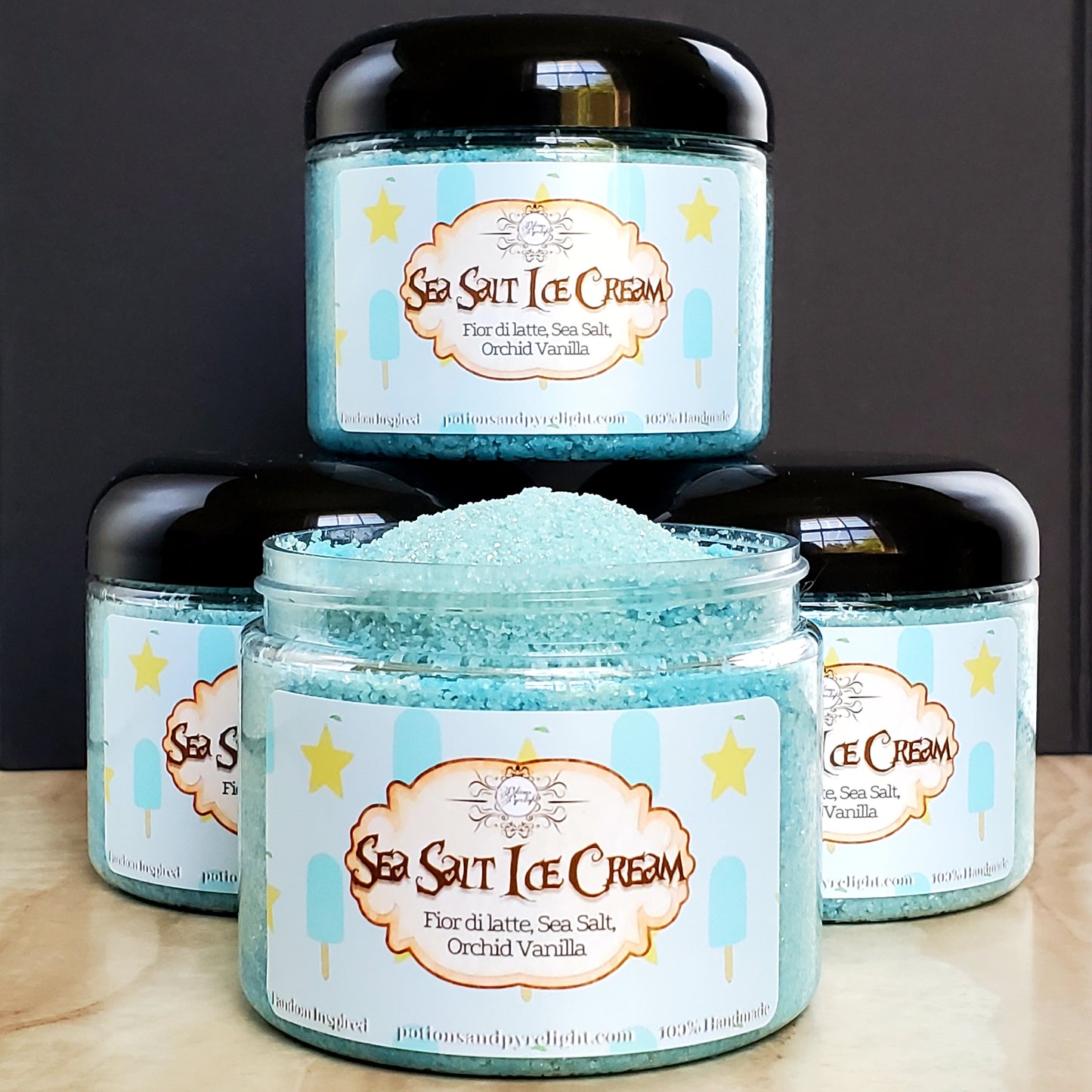 Kingdom Hearts - Sea Salt Ice Cream Exfoliating Sugar Polish (Limited Release) - Potions & Pyrelight