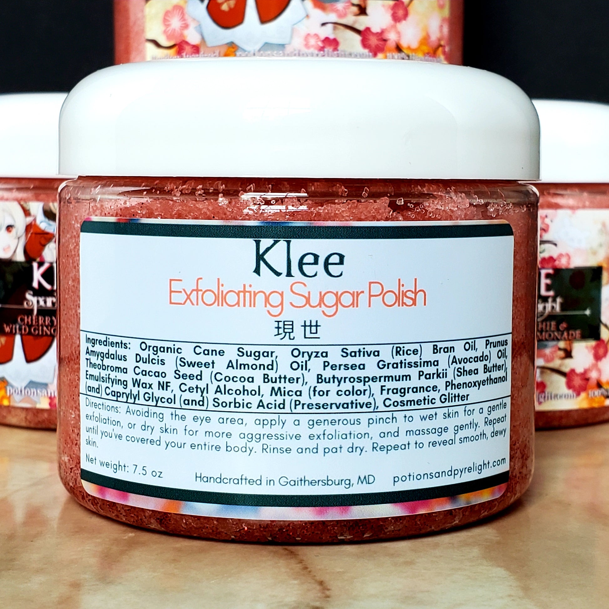 Genshin Impact - Klee Exfoliating Sugar Polish (Summer 2021 Limited Release) - Potions & Pyrelight