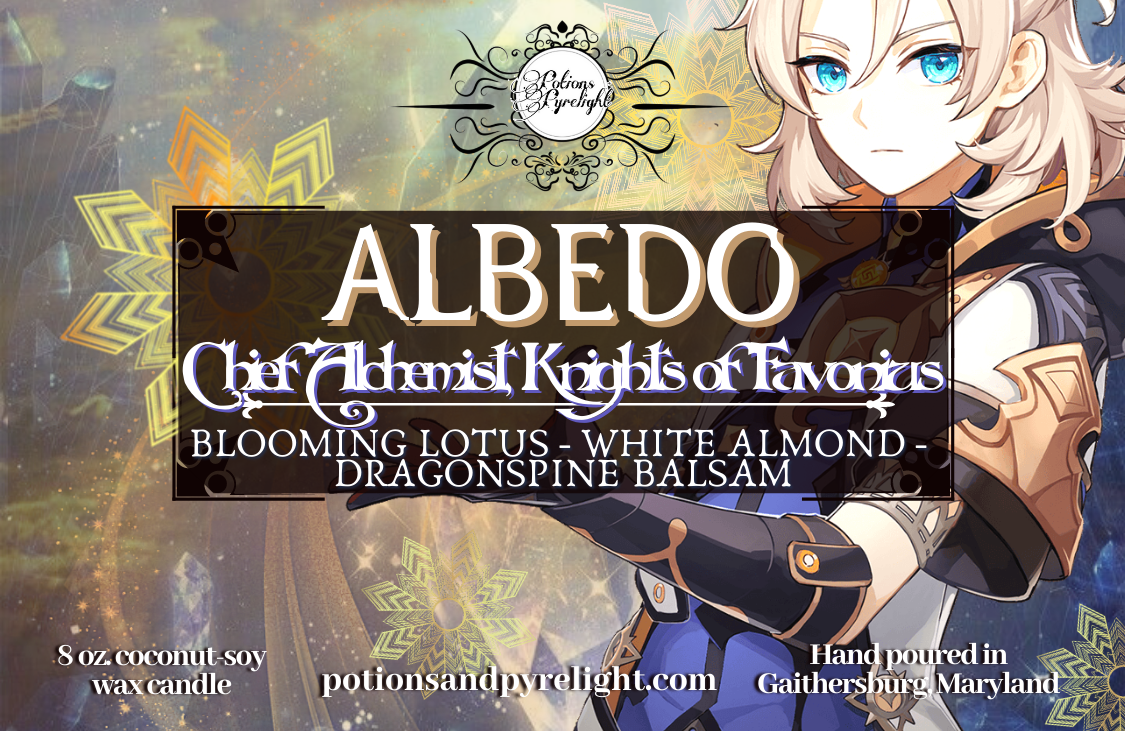 Genshin Impact - Albedo - Chief Alchemist, Knights of Favonius - Potions & Pyrelight